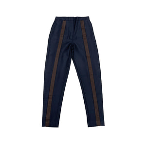 EFTYCHIA - Tapered Tux Trousers - AW22 - BLUEBLACK